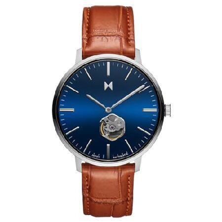 【並行輸入品】 MVMT レガシースリムメンズ自動腕時計, マンタブルー。, 自動。