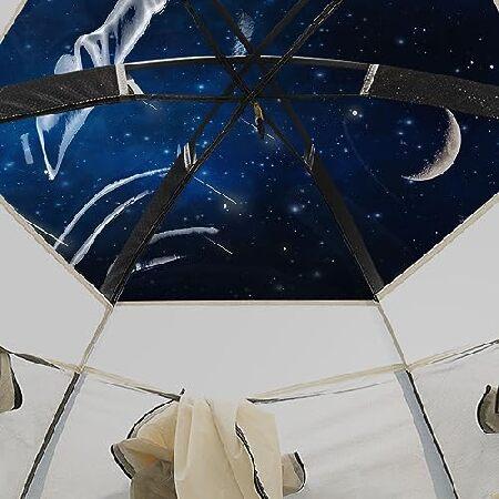 【並行輸入品】 AYAMAYAスクリーンテント交換用透明レインフライ バブルテント 耐候性ポッドを作...