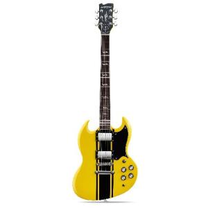 【並行輸入品】 WestCreek RACER Solid Body Electric Guitar, Double Cut guitar, Rounded End Frets, Bone nut, Rosewood Fingerboard, Mahogany Body