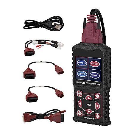 【並行輸入品】 OBDII オートバイシステム診断テスト測定ツール オートバイ故障コードリーダー ス...