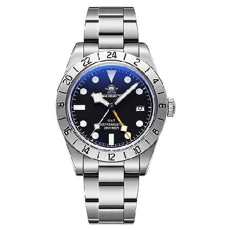 【並行輸入品】 ADDIESDIVE GMT Watches for Men Swiss Quart...