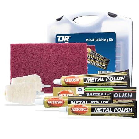 【並行輸入品】 TJR(R) 研磨キット - 研磨スカッフィングパッド付き研磨ペースト3点 2ピース...