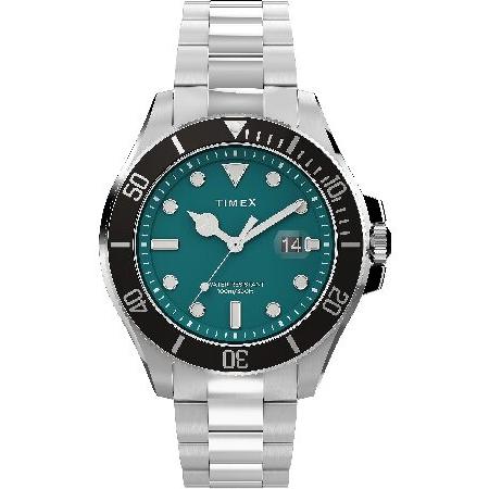 【並行輸入品】 Timex メンズ Harborside Coast 43mm 腕時計, ステンレス...