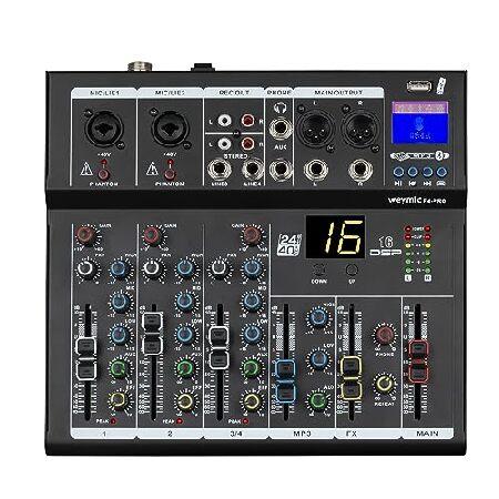【並行輸入品】 Weymic F4-Pro Professional Mixer | 4-Chann...