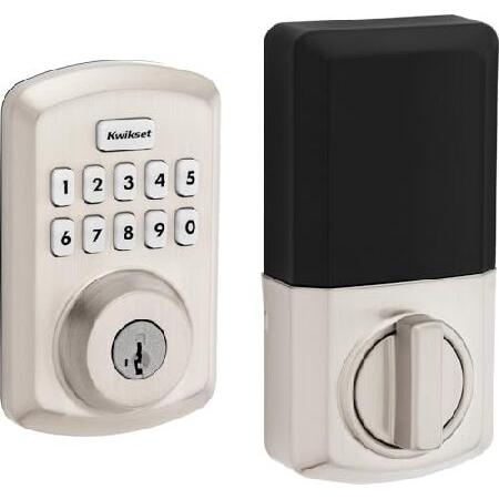 【並行輸入品】 Kwikset 9250TRS-15S トランジショナルパワーボルト 2 電子スマー...