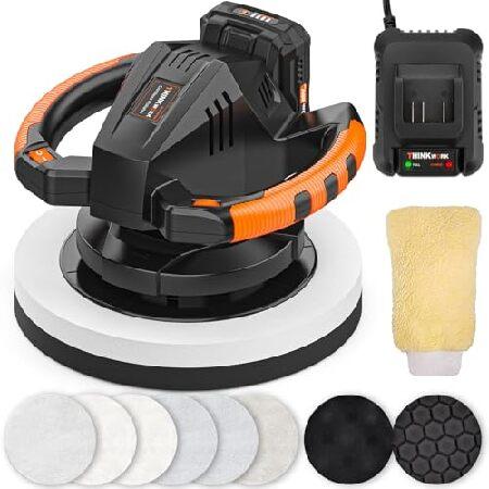 【並行輸入品】 THINKWORK バッファーポリッシャー 10インチ カーポリッシャーセット