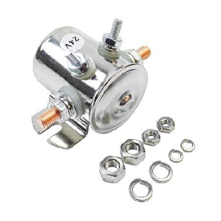 【並行輸入品】 Max 150A 24ボルト 4端子連続デューティーソレノイドリレー 24063 ニ...