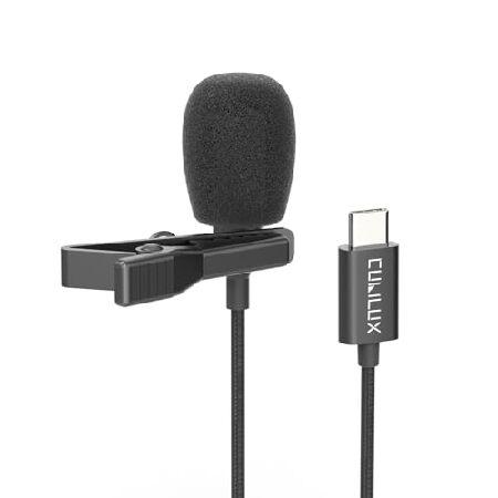 Cubilux USB C Lavalier Microphone, Type C Mini Lap...
