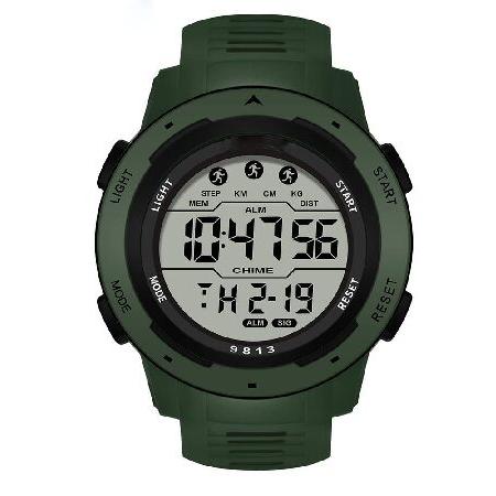 【並行輸入品】 メンズ ラージフェイス アナログ デジタル ウォッチ タクティクス LED アラーム...