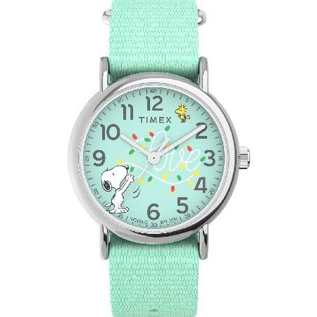 Timex タイメックス X ピーナッツ ホリデー ウィークエンダー (38mm) ブルーダイヤル ...