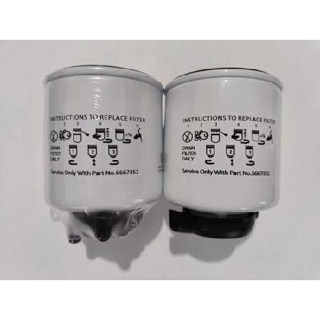 【並行輸入品】 BANGTE 6667352 水分離器付き燃料フィルター 交換用 Bobcat 45...