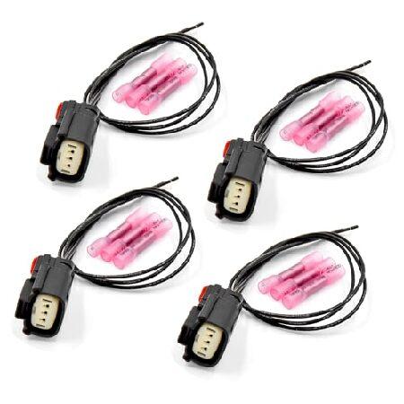 【並行輸入品】 Ignition Coil Connector pigtail 4PCS Compa...