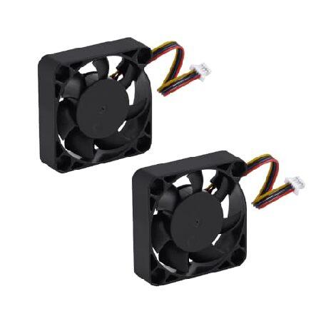 【並行輸入品】 GeeekPi 2-Pack PWM Cooling Fans for Raspbe...