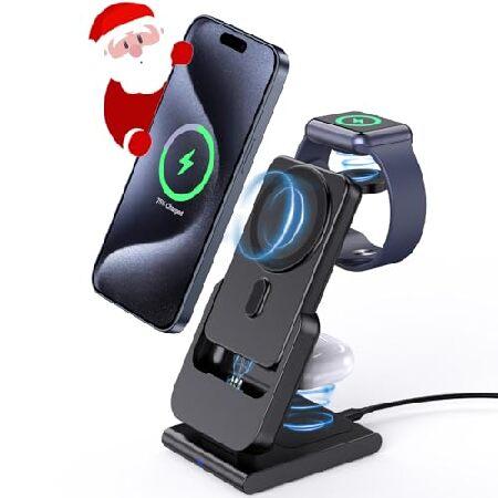 3 in 1 Magnetic Portable Wireless Charging Station...