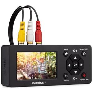 【並行輸入品】 SoundBeast Video Capture Box 2.0 - Record Video ＆ Audio from VCR, VHS, AV, RCA, S-Video, Hi8, Camcorder, DVD, Cassette Tape Players,