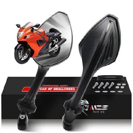 【並行輸入品】 MZS レーシングバイクミラー 折りたたみ式 フェアリングバックサイドミラー GSX...