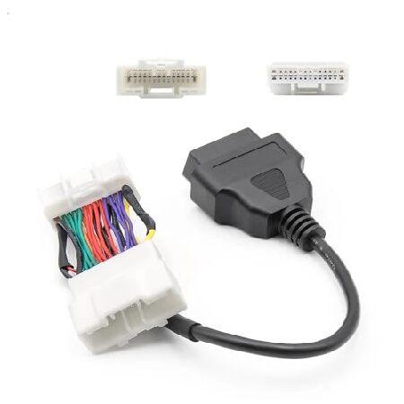 【並行輸入品】 26ピンから16ピン OBD2 診断ハーネススキャナーアダプター Tesla Mod...
