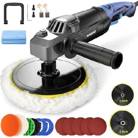 【並行輸入品】 RAYBAO Buffer Polisher, 1200W 7-inch/6-inc...