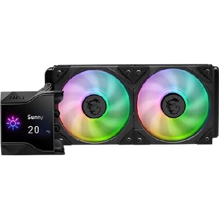 【並行輸入品】 MSI MPG CoreLiquid D240 ARGB CPU液体クーラー - 2...