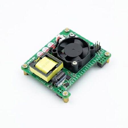 【並行輸入品】 PoE Texas Raspberry Pi PoE+ 帽子 Pi 4と5用 - 冷...