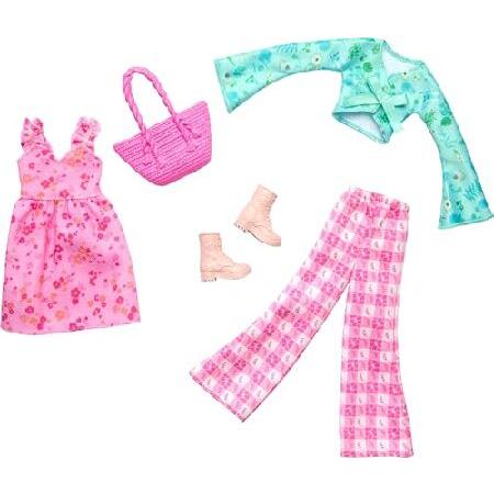 【並行輸入品】 バービー(Barbie) バービー ファッション2パック フラワーワンピースとパンツ...
