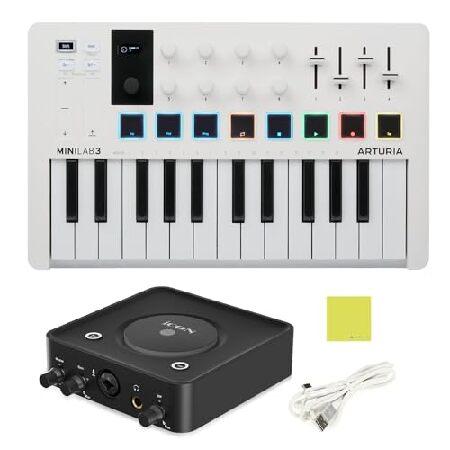 【並行輸入品】 Arturia MiniLab 3 ミニハイブリッドキーボードコントローラーバンドル...