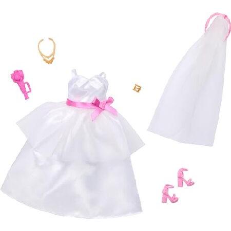 【並行輸入品】 バービー(Barbie) ファッションパック　はなよめウエディングドレス＆ベール き...