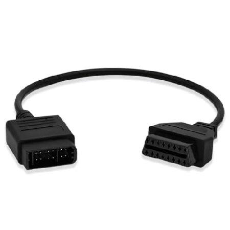 【並行輸入品】 OBD1 - OBD2アダプターケーブル 日産車用 OBD2 16ピンからOBD1 ...