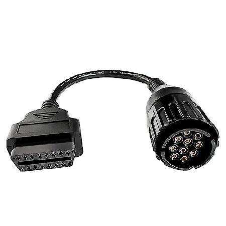 【並行輸入品】 PARANNIC OBD2アダプターケーブル BMWオートバイ用 10ピンから16ピ...