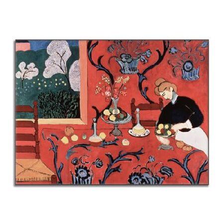 【並行輸入品】 OKRA アンリ・マティス キャンバス ウォールアート レッドハーモニー ポスター ...