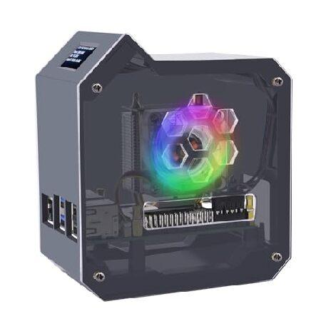 【並行輸入品】 GeeekPi ミニタワーキット Raspberry Pi 5 Pi 5ケース IC...