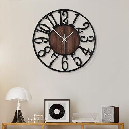 【並行輸入品】 1st owned Wall Clock for Living Room - Sil...