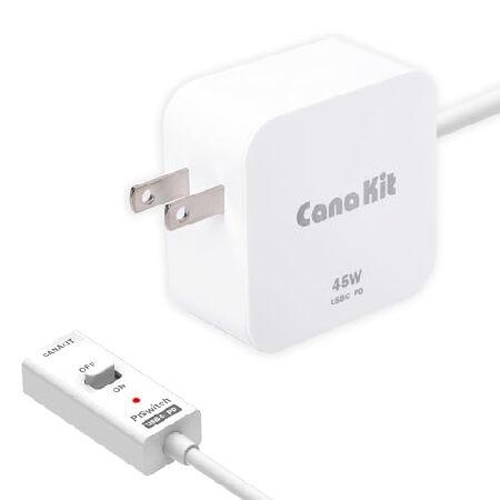 【並行輸入品】 CanaKit 45W USB-C Power Supply with PD for...
