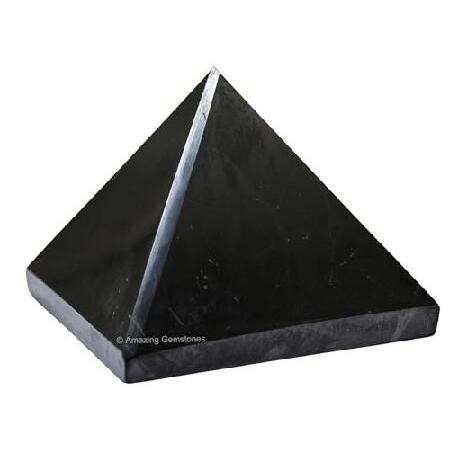 【並行輸入品】 Amazing Gemstone Shungite Pyramid Crystal ...