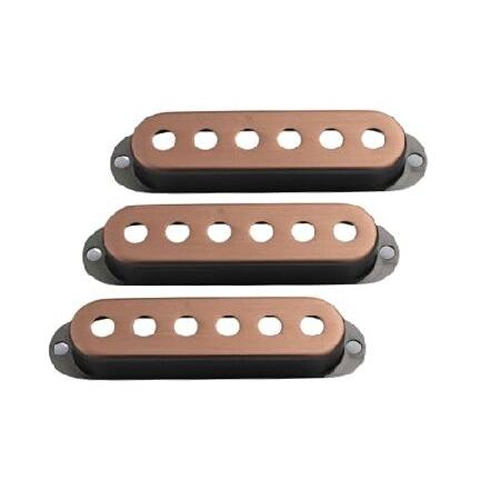 【並行輸入品】 Guyker 3ピース シングルコイルギターピックアップカバー(ポール間隔52mm)...