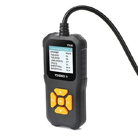 【並行輸入品】 Outzone V318 OBD2 自動車故障診断器 エンジン検出スキャナーコードリ...