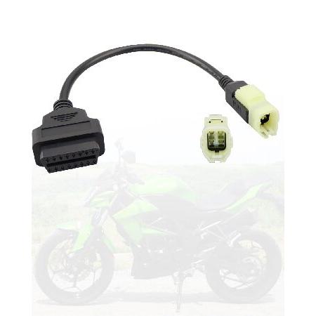 【並行輸入品】 VelvetunVillay OBD 診断ケーブル 4ピン カワサキ オートバイ Z...