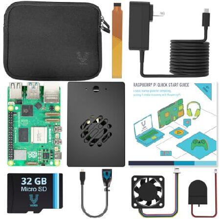 【並行輸入品】 Vilros Raspberry Pi 5-4GB スターターキット - ターボ冷却...