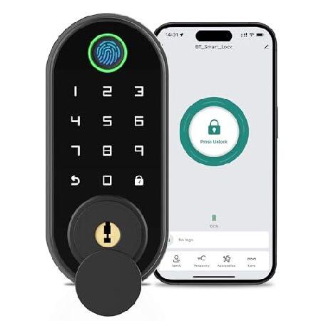 【並行輸入品】 Anweller Smart Deadbolt Lock with Code Key...