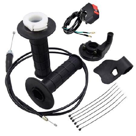 【並行輸入品】 LYMOPYLB ミニバイク スロットルアセンブリ スロットルケーブル 50cc 9...