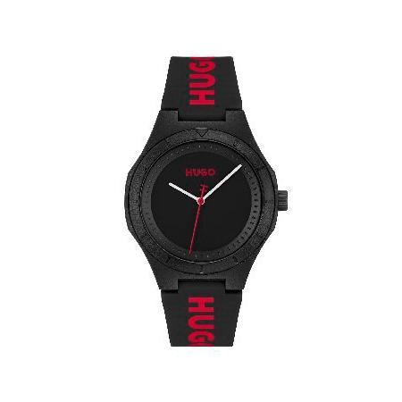 【並行輸入品】 HUGO #LIT for HIM メンズ 42mm 3H クォーツ シリコン腕時計...