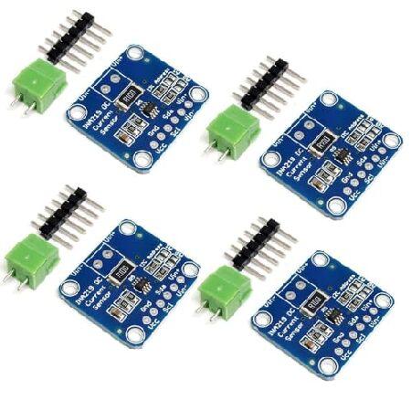 【並行輸入品】 INA219 I2C 双方向DC電流電源センサー ブレークアウトモジュール 4個 A...