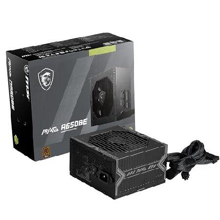 【並行輸入品】 MSI MAG A650BE ゲーミング電源 - 80 Plus ブロンズ 認定 6...