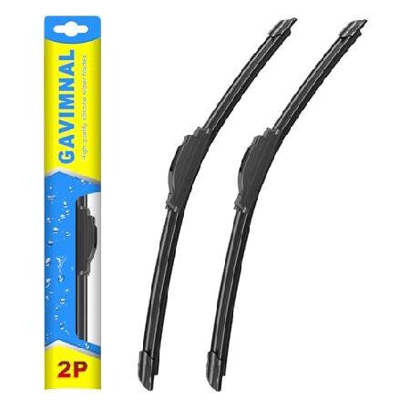 【並行輸入品】 Gavimnal(R) 24"+24" Silicone Wiper Blades ...