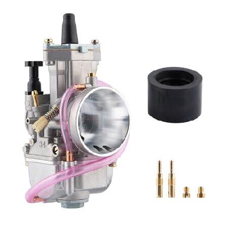 【並行輸入品】 PWK Carburetor 34mm Carb with Carb Jets fo...
