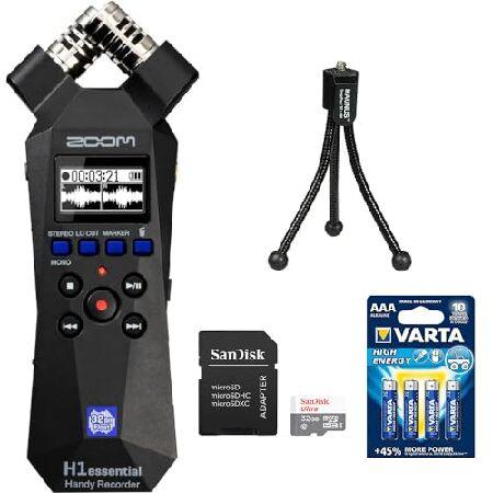 【並行輸入品】 Zoom H1essential 2-Track 32-Bit Float Port...