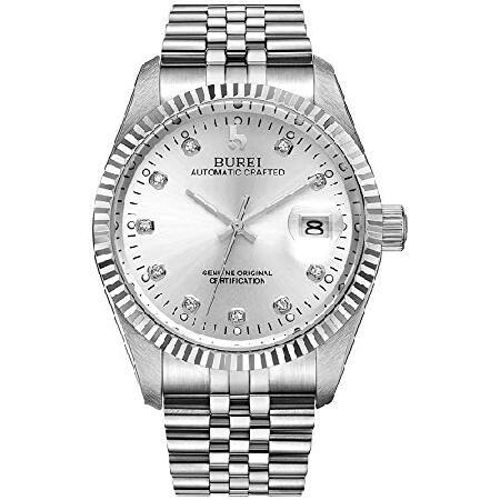 【並行輸入品】 BUREI メンズ ラグジュアリー 自動巻き 腕時計 ファッション 防水 機械式腕時...