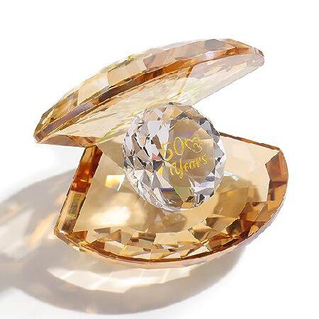 【並行輸入品】 YWHL 結婚50周年記念シェルギフト ご両親 祖父母への50年の琥珀色のシェル 記...