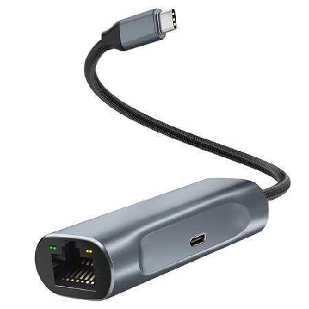 【並行輸入品】 USB C to Ethernet Adapter with 100W Chargi...
