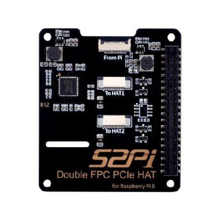 【並行輸入品】 GeeekPi Dual FPC PCIe HAT for Raspberry Pi...